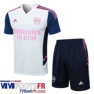 Survetement T Shirt Arsenal Blanc Homme 2022 2023 TG607