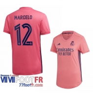 Maillot de foot Real Madrid Marcelo Vieira da Silva #12 Exterieur Femme 2020 2021