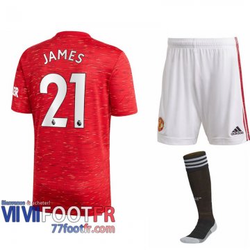 Maillot de foot Manchester United Daniel James #21 Domicile Enfant 2020 2021