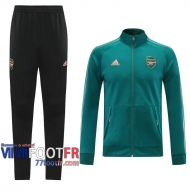 77footfr Veste Foot Arsenal vert - Sangles 2020 2021 J108