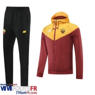 Coupe Vent - Sweat a Capuche AS Rome rouge foncé Homme 2022 2023 WK113