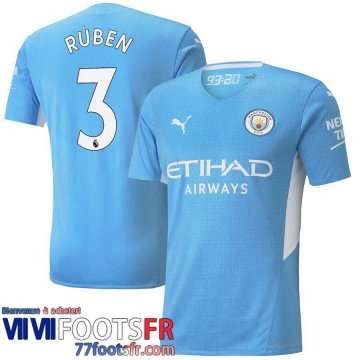 Maillot De Foot Manchester City Domicile Homme 21 22 # Rúben 3