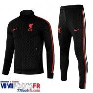 Kits: Veste Foot Liverpool le noir Enfant 2021 2022 TK95