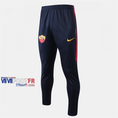 Promo: Le Nouveau Pantalon Entrainement Foot AS Rome Coton Bleu Saphir 2019/2020