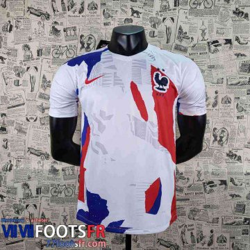 Maillot De Foot France Blanc Homme 2022 2023 AG52