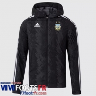 Coupe Vent - Sweat a Capuche Argentine noir Homme 2022 2023 WK241