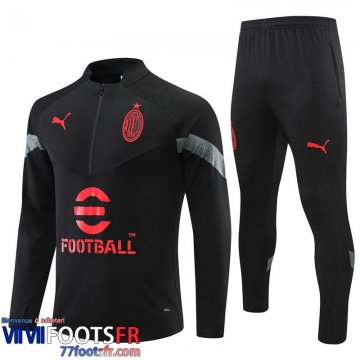 Survetement de Foot AC Milan noir Homme 2022 2023 TG421