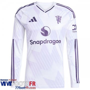 Maillot De Foot Manchester United Exterieur Homme Manche Longue 25 26