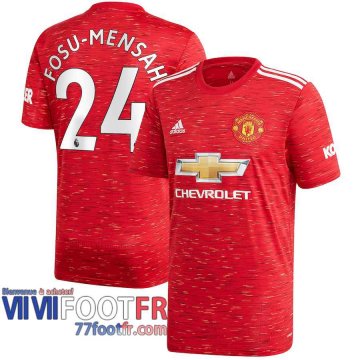 Maillot de foot Manchester United Timothy Fosu-Mensah #24 Domicile 2020 2021