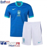 Maillot De Foot Bresil Exterieur Enfant 2024