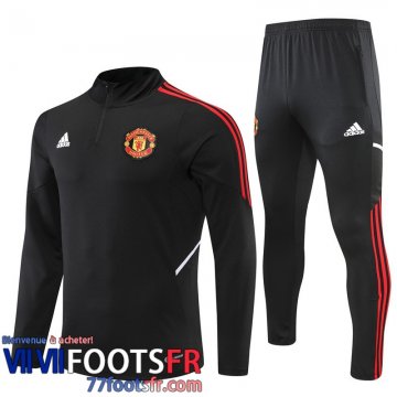 Survetement de Foot Manchester United noir Homme 22 23 TG302