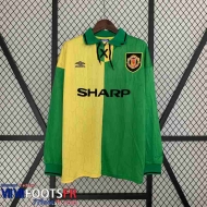 Retro Maillot De Foot Manchester United third Homme Manche Longue 92 94 FG402