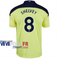 77footfr Newcastle United Maillot de foot Shelvey #8 Exterieur Enfant 20-21