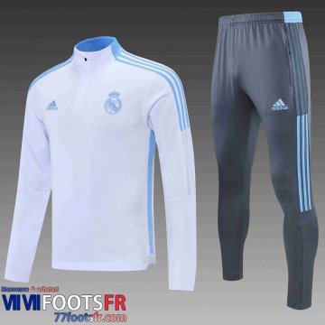 Survetement Foot Real Madrid Homme blanche 2021 2022 TG54