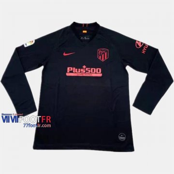 Nouveau Flocage Maillot Foot Atletico Madrid Manche Longue Homme Exterieur 2019-2020 Personnalise :77Footfr