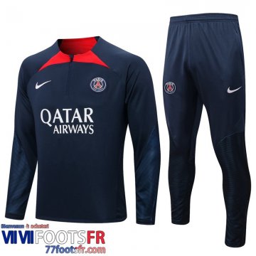 Survetement de Foot PSG bleu Homme 2022 2023 TG519