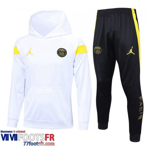 Sweatshirt Foot PSG Blanc Homme 2023 2024 SW56