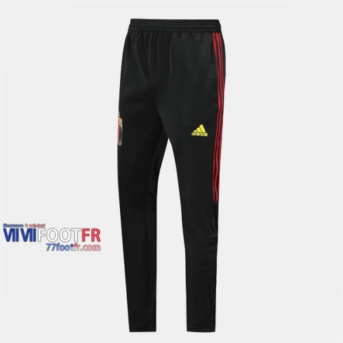 Promo: Le Nouveau Pantalon Entrainement Foot Belgique Thailande Noir Jaune 2019/2020