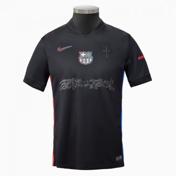Maillot De Foot Barcelone Homme 24 25 travis scott-2 Exterieur
