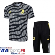 Survetement T Shirt Juventus gris Homme 2023 2024 TG935