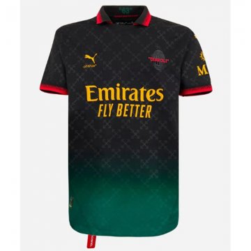 Maillot De Foot AC Milan OFF WHITE Homme noir 24 25