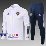 Veste de foot Boca 2020 2021 blanc A327#