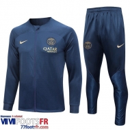 Veste Foot PSG bleu Homme 2023 2024 JK703