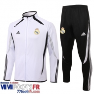 Veste Foot Real Madrid blanc Homme 21 22 JK279