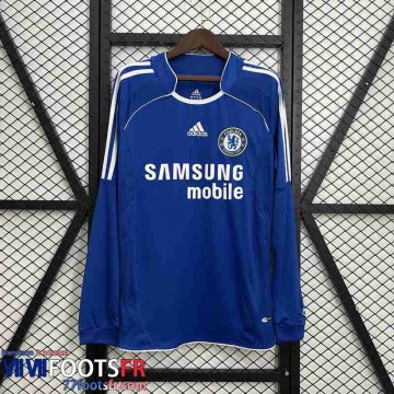 Retro Maillot De Foot Chelsea Domicile Homme Manche Longue 06 07 FG784