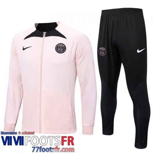 Veste Foot PSG rose Homme 2022 2023 JK622