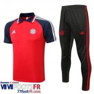 Polo foot Bayern Munich rouge Homme 2021 2022 PL275