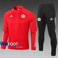 Veste de foot Internacional 2020 2021 rouge A308#