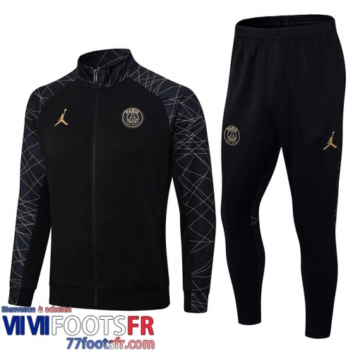 Veste Foot PSG noir Homme 2023 2024 JK786