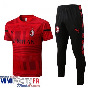 T-Shirt AC Milan rouge Homme 2022 2023 PL528