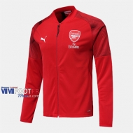 Boutique Veste Foot Arsenal Rouge 2019/2020 Nouveau Promo