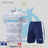 T-Shirt Marseille Blanc Homme 2022 2023 PL600