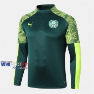 Nouveau Retro Sweatshirt Foot Palmeiras Vert 2019-2020