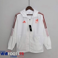 Coupe Vent - Sweat a Capuche Liverpool Blanc Homme 2022 2023 WK158