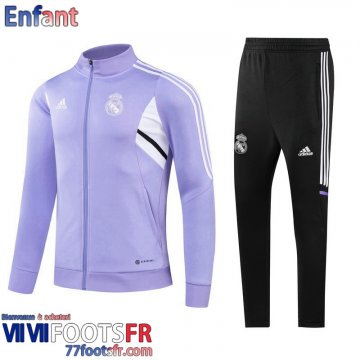 Veste Foot Real Madrid lavande Enfant 2022 2023 TK542