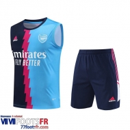 Survetement Sans manches Arsenal bleu foncé bleu clair Homme 2023 2024 TG792