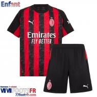 Maillot De Foot AC Milan Domicile Enfant 25 26