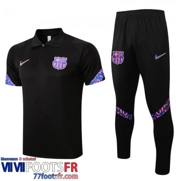 Polo foot Barcelona le noir Homme 2021 2022 PL273