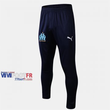 Promo: Nouveau Pantalon Entrainement Foot Olympique De Marseille Thailandais Bleu Fonce 2019/2020