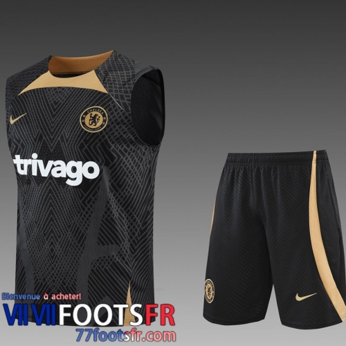Survetement Sans manches Chelsea noir Homme 22 23 TG397