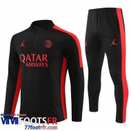 Survetement de Foot PSG noir Homme 2023 2024 TG847