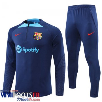 Survetement de Foot Barcelone bleu Homme 2022 2023 TG418