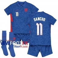 77footfr Angleterre Maillot de foot Sancho #11 Exterieur Enfant 20-21