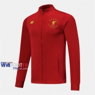 Boutique Veste Foot Liverpool Édition Commémorative Rouge 2019/2020 Nouveau Promo