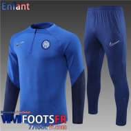 Survetement de Foot Inter Milan bleu Enfant 22 23 TK335