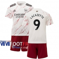 77footfr Arsenal Maillot de foot Lacazette #9 Exterieur Enfant 20-21